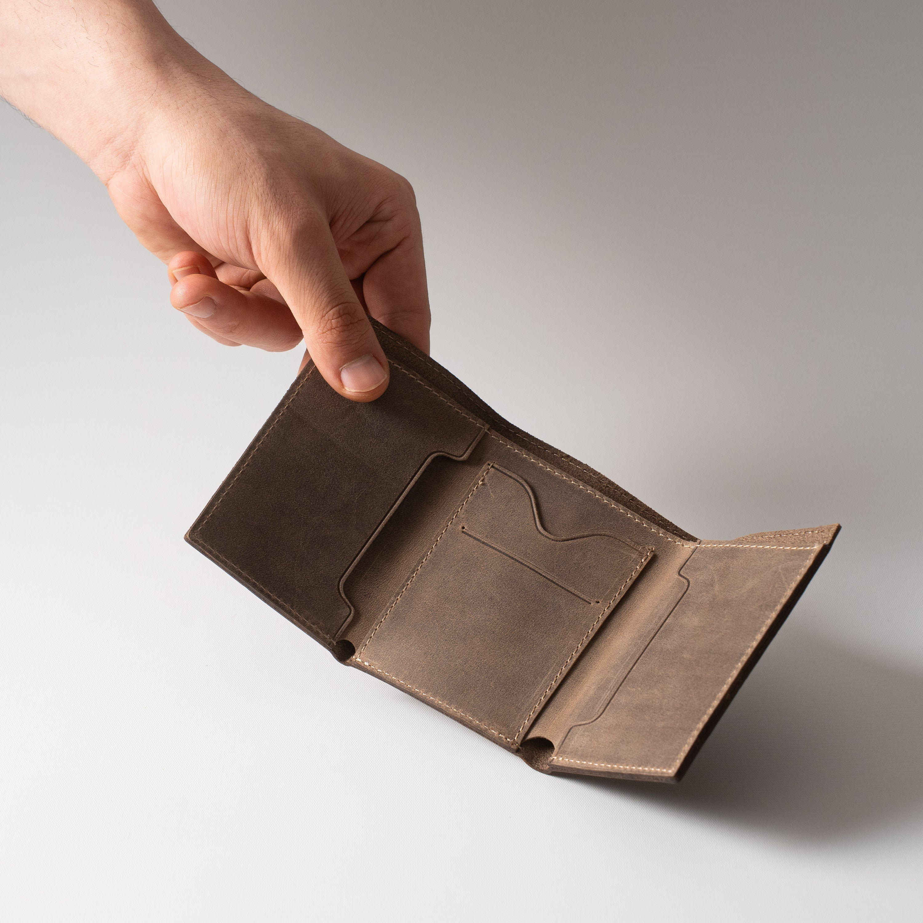 Crazy Trifold Cüzdan