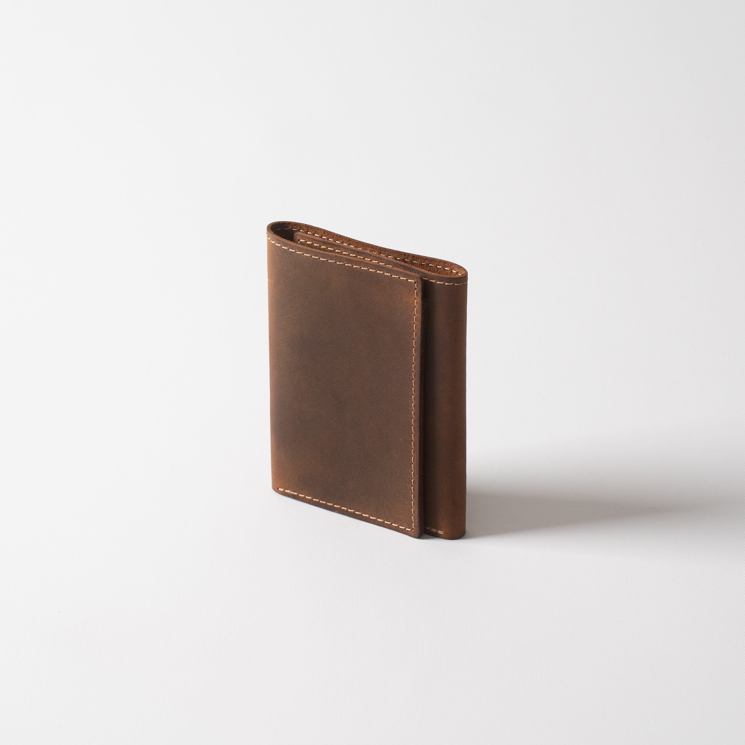 Crazy Trifold Cüzdan - Kum – duxleather
