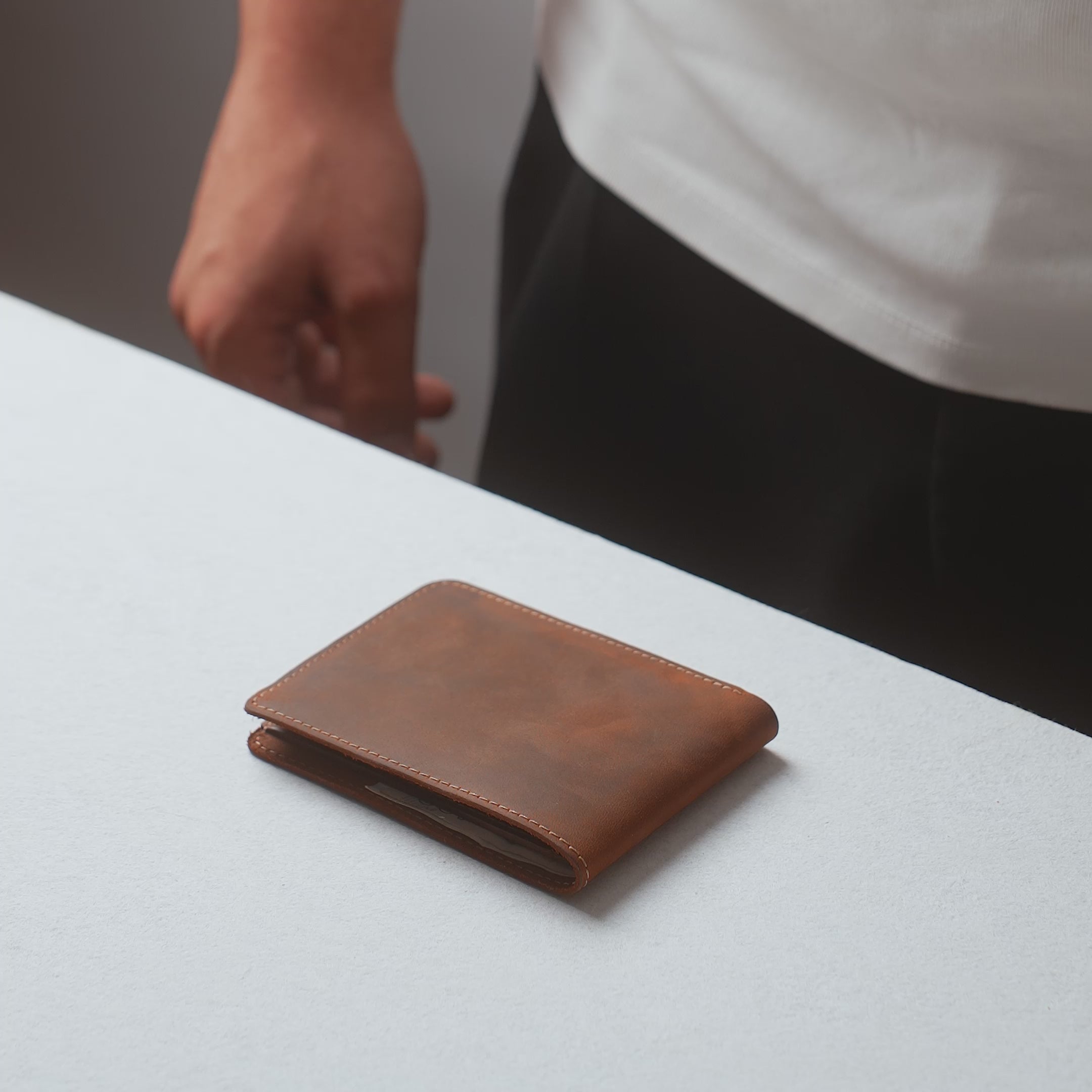 Crazy Çift Kapaklı Cüzdan